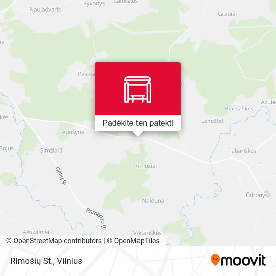 Rimošių St. žemėlapis