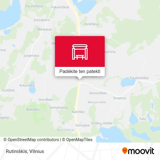 Rutiniškis žemėlapis