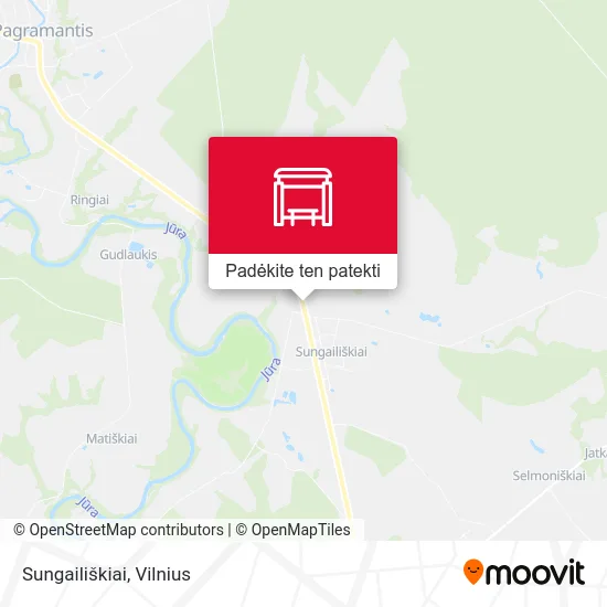 Sungailiškiai žemėlapis