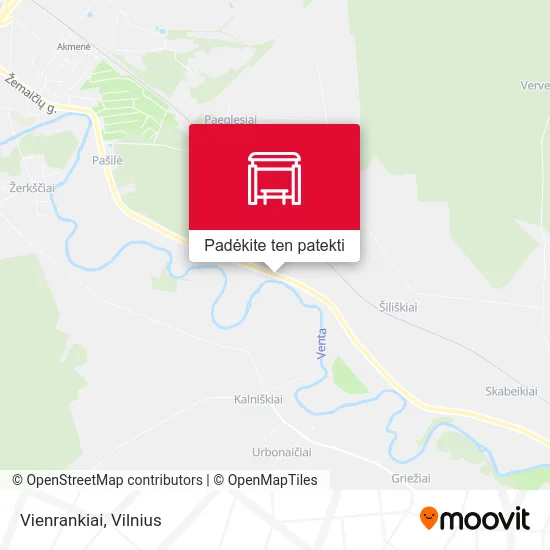 Vienrankiai žemėlapis