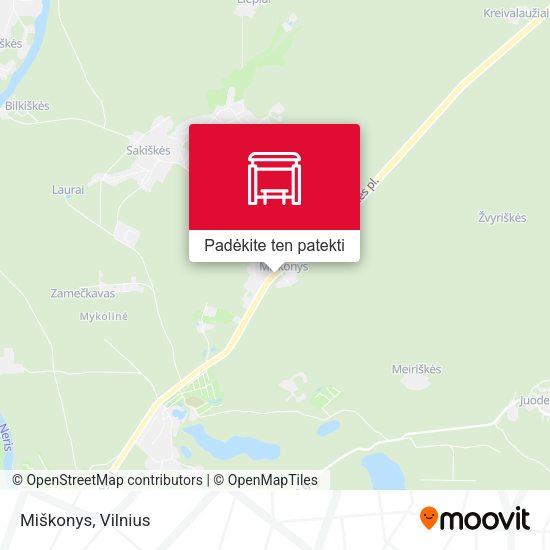Miškonys žemėlapis