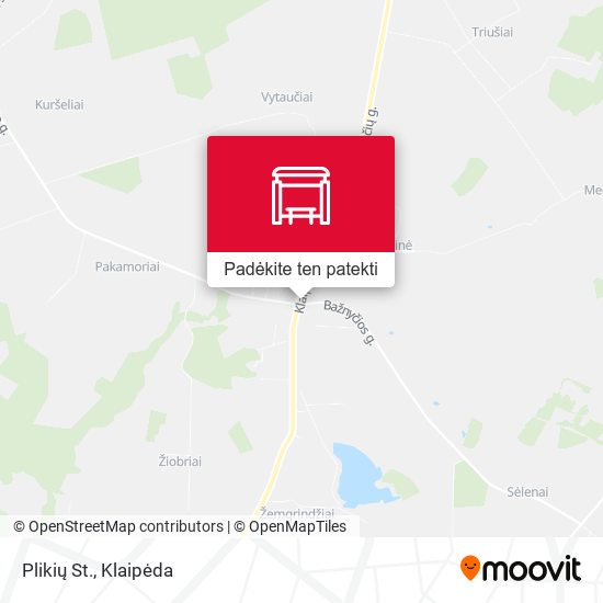 Plikių St. žemėlapis