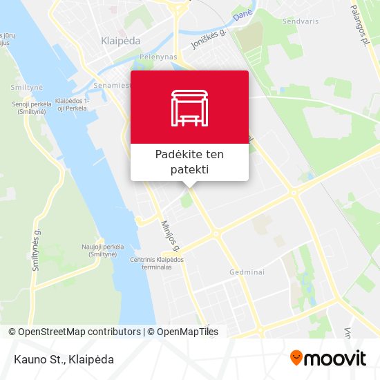 Kauno St. žemėlapis