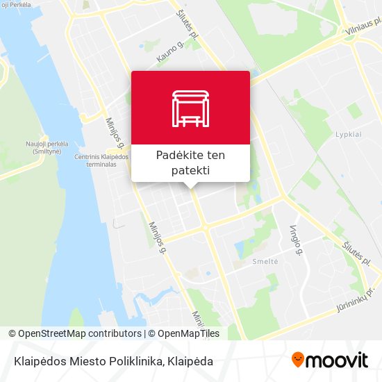 Klaipėdos Miesto Poliklinika žemėlapis