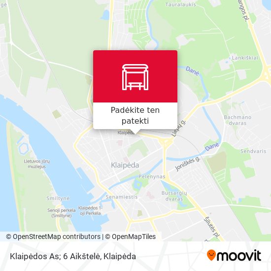 Klaipėdos As; 6 Aikštelė žemėlapis