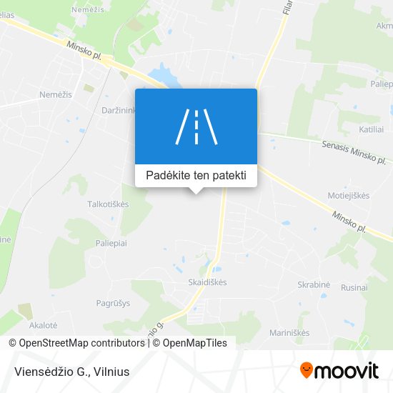 Viensėdžio G. žemėlapis