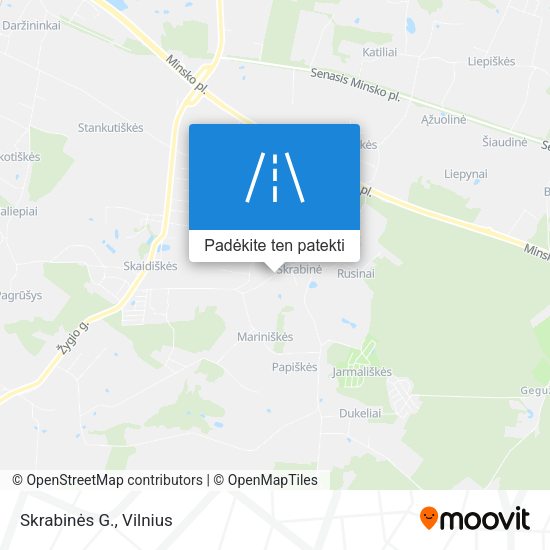 Skrabinės G. žemėlapis