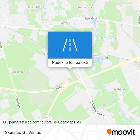Skaisčio G. žemėlapis