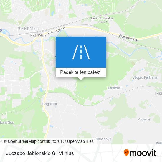 Juozapo Jablonskio G. žemėlapis