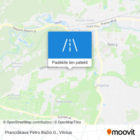 Pranciškaus Petro Būčio G. žemėlapis