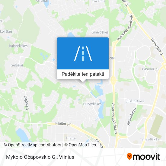 Mykolo Očapovskio G. žemėlapis