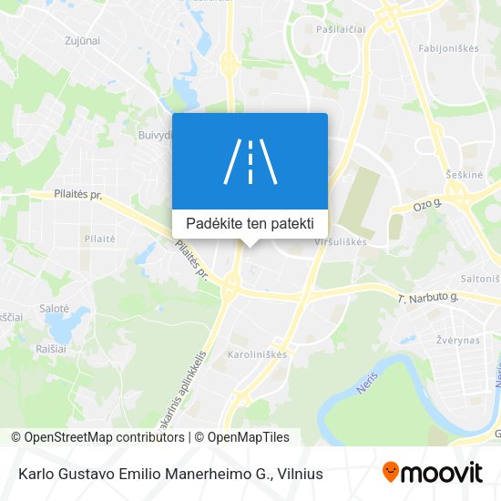 Karlo Gustavo Emilio Manerheimo G. žemėlapis