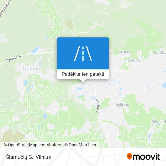 Šlamučių G. žemėlapis