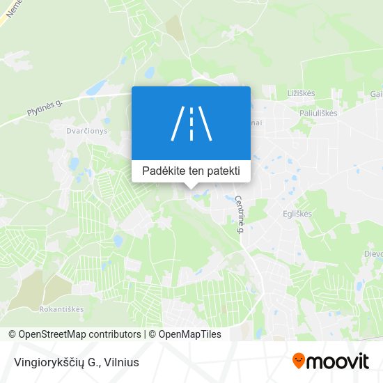 Vingiorykščių G. žemėlapis