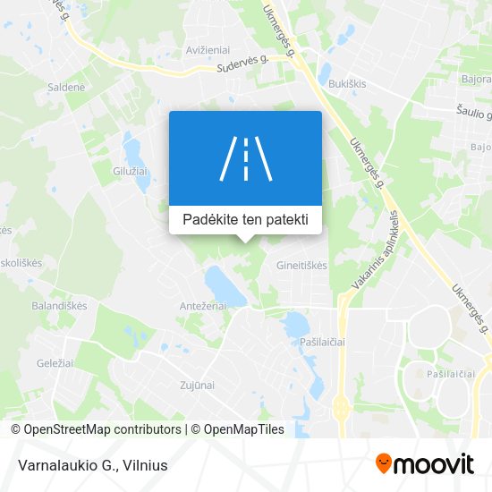 Varnalaukio G. žemėlapis