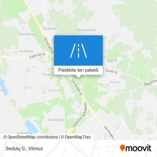 Sedulų G. žemėlapis