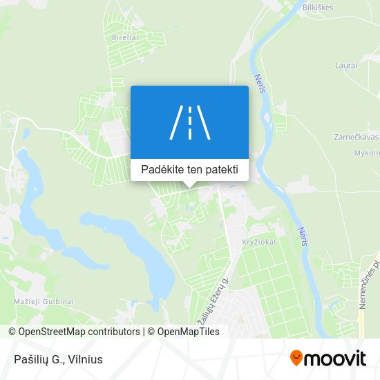 Pašilių G. žemėlapis