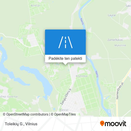 Toleikių G. žemėlapis