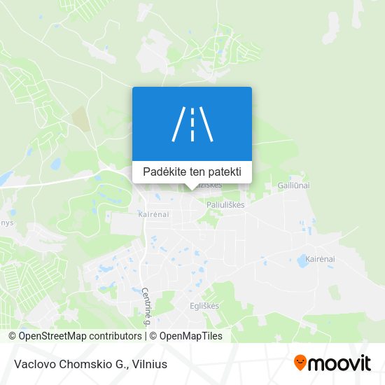 Vaclovo Chomskio G. žemėlapis
