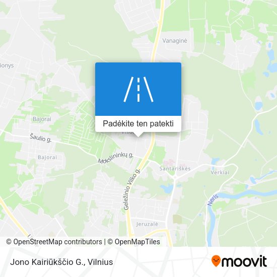 Jono Kairiūkščio G. žemėlapis