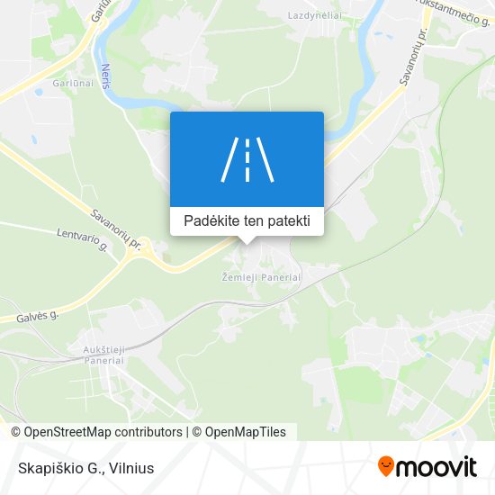 Skapiškio G. žemėlapis