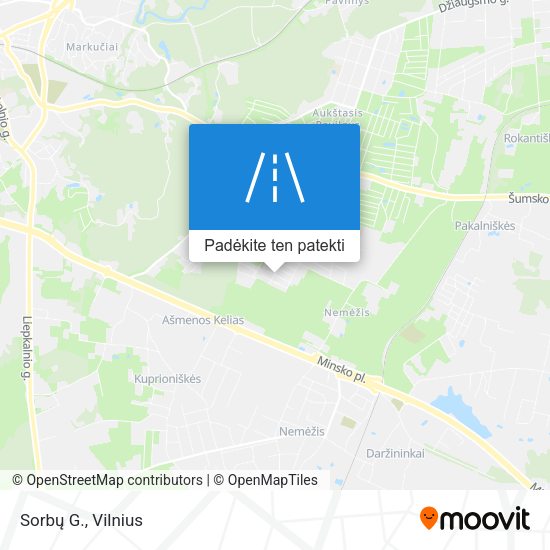 Sorbų G. žemėlapis