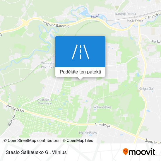 Stasio Šalkausko G. žemėlapis