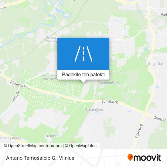 Antano Tamošaičio G. žemėlapis