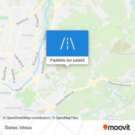 Šlaitas žemėlapis