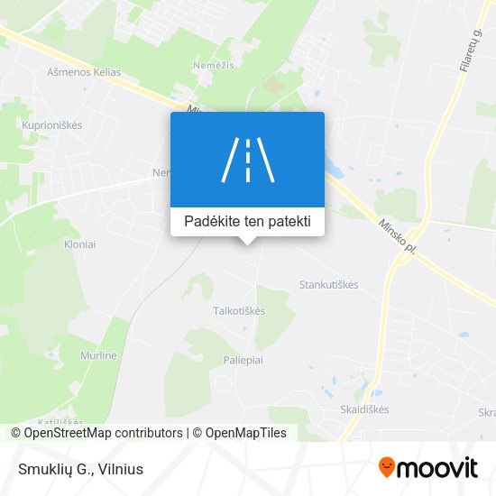 Smuklių G. žemėlapis