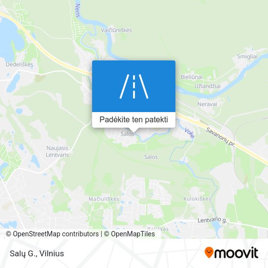 Salų G. žemėlapis