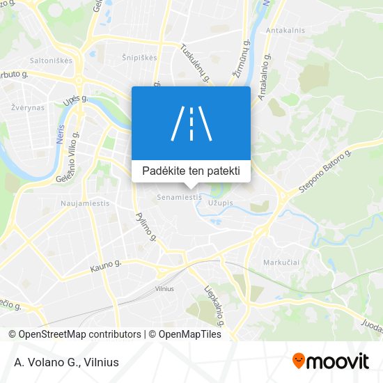 A. Volano G. žemėlapis