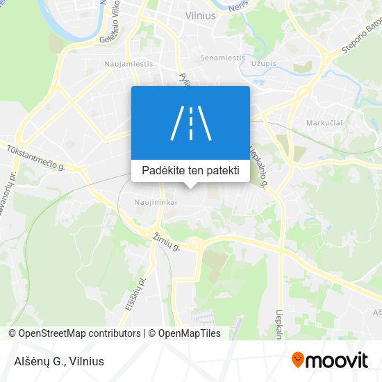 Alšėnų G. žemėlapis