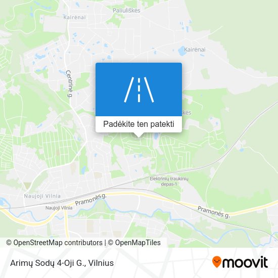 Arimų Sodų 4-Oji G. žemėlapis