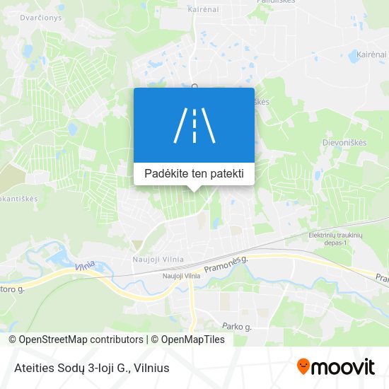 Ateities Sodų 3-Ioji G. žemėlapis