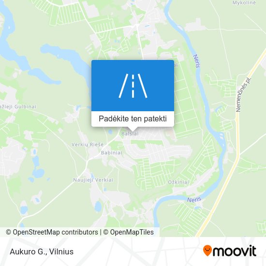 Aukuro G. žemėlapis