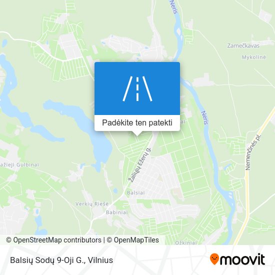 Balsių Sodų 9-Oji G. žemėlapis