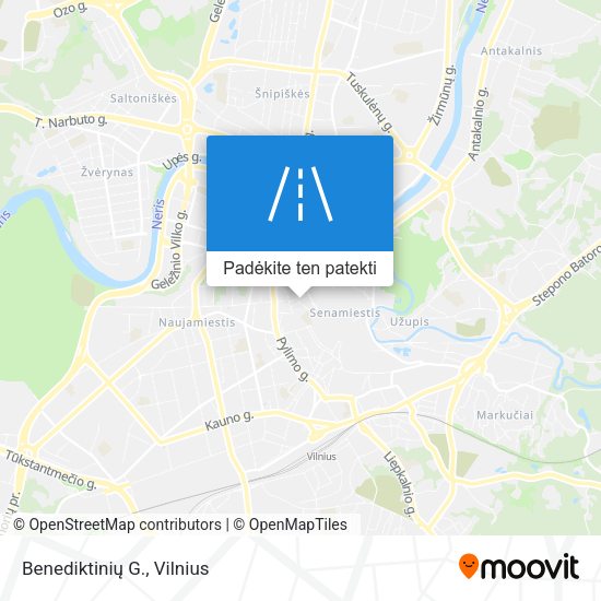 Benediktinių G. žemėlapis