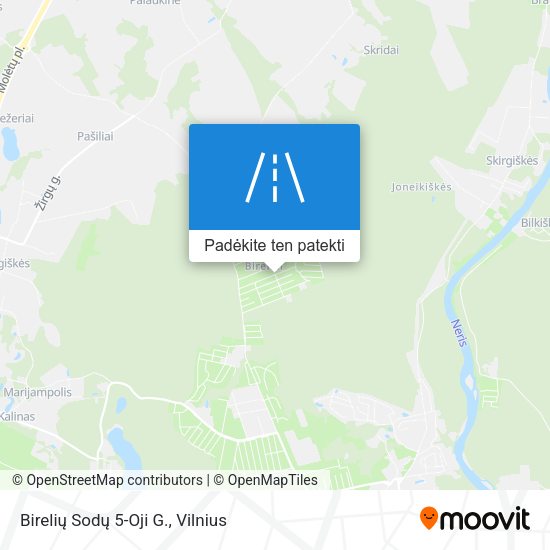 Birelių Sodų 5-Oji G. žemėlapis