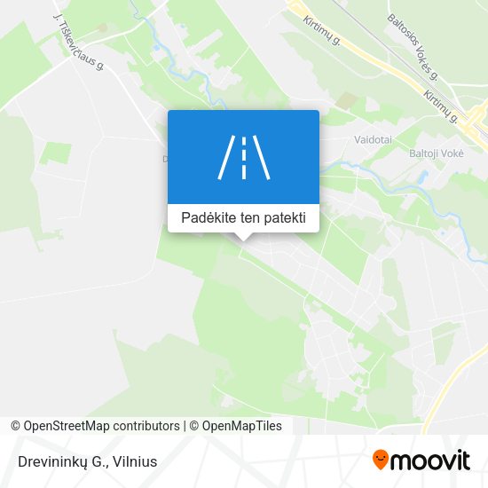 Drevininkų G. žemėlapis