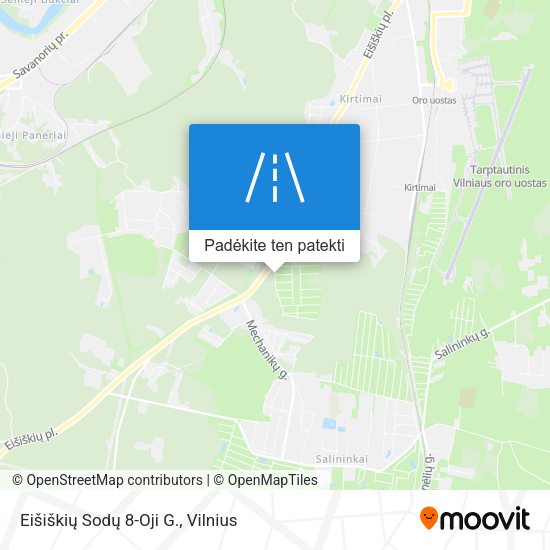 Eišiškių Sodų 8-Oji G. žemėlapis