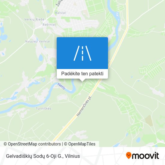 Gelvadiškių Sodų 6-Oji G. žemėlapis