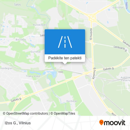 Ižos G. žemėlapis