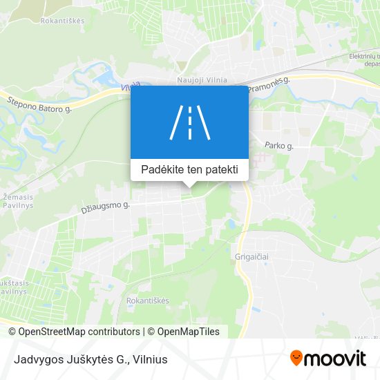 Jadvygos Juškytės G. žemėlapis