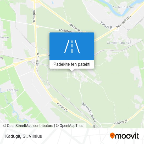 Kadugių G. žemėlapis