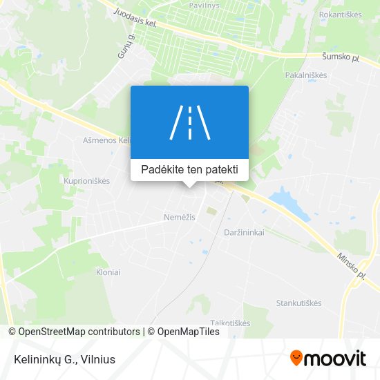 Kelininkų G. žemėlapis