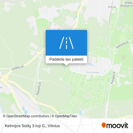 Kelmijos Sodų 3-Ioji G. žemėlapis