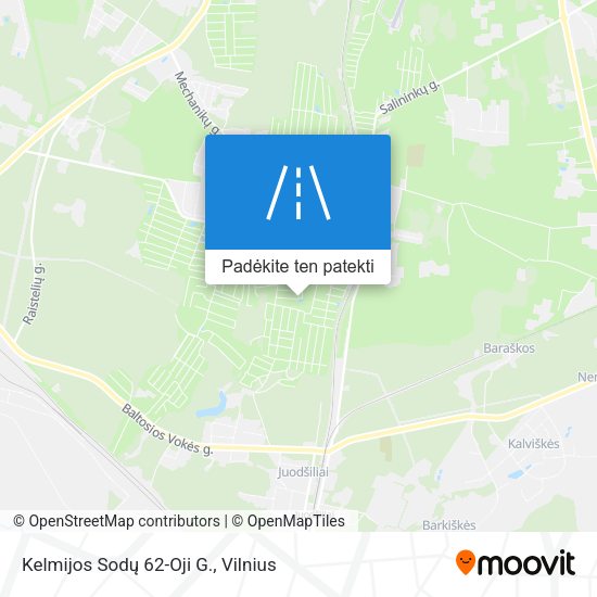 Kelmijos Sodų 62-Oji G. žemėlapis