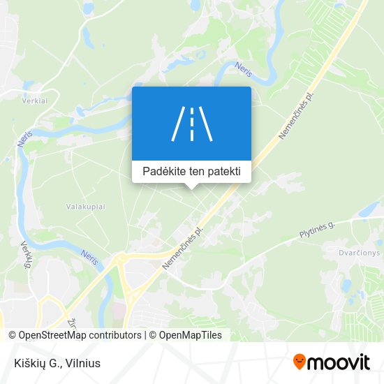 Kiškių G. žemėlapis