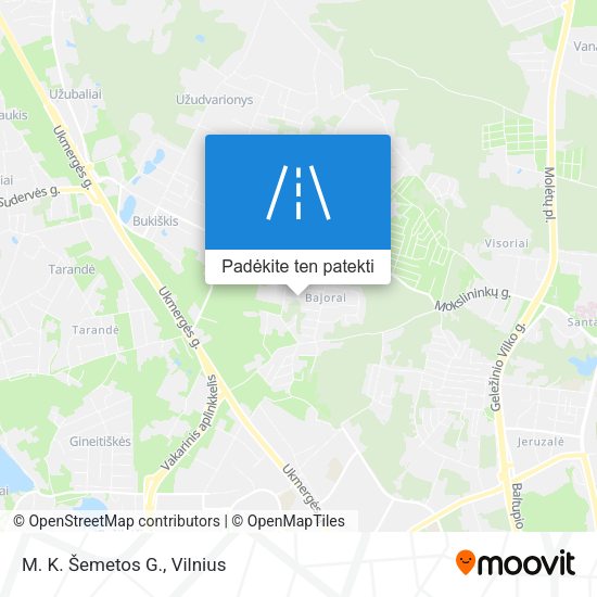 M. K. Šemetos G. žemėlapis